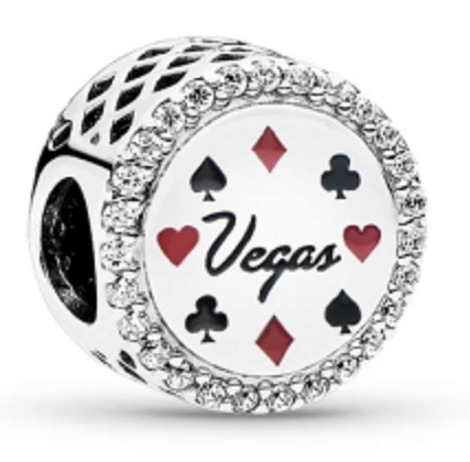 Charm Vegas naipes circonias