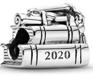 Charm Pandora graduación diploma 2020