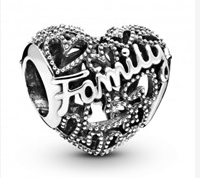 Charm Pandora Corazón Calado Family