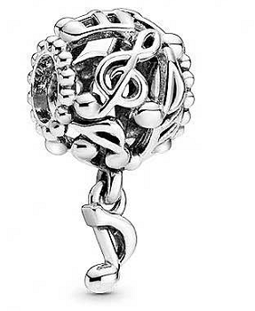 Charm Pandora Notas Musicales Colgante