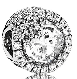Charm Pandora Circonia Blanca Pavé Total