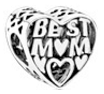 Charm corazón grabado Best Mom Pandora