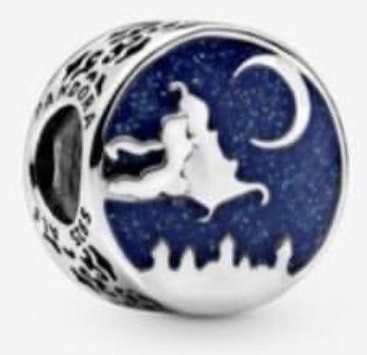 [CH689] Charm Aladdín alfombra mágica Pandora