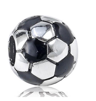 Charm balón de fútbol esmalte Pandora