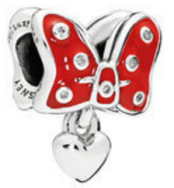 Charm lazo Minnie Mouse Disney con corazón Pandora