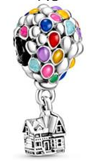 Charm Pandora Casa con Globos de Colores