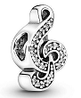 Charm clave de sol pavé circonias
