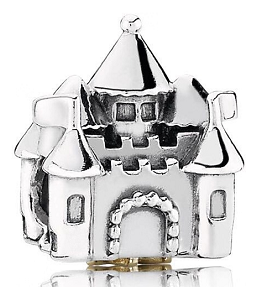 Charm castillo de cuento torres plata