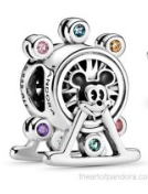 [CH1200] Charm rueda de la fortuna Mickey Mouse Pandora