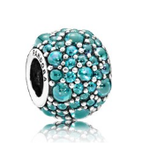 [CH1278] Charm Bola Mosaico Turquesa