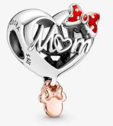 [CH1283] Charm Corazón Mom Minnie Disney