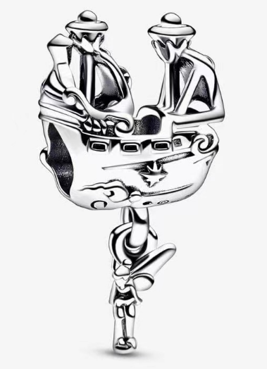 Charm Pandora barco pirata con figura colgante
