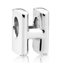 [797462] Charm letra H Pandora plata