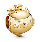 Charm Pandora zodiaco mono baño dorado