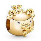 Charm Pandora zodiaco dragon baño dorado