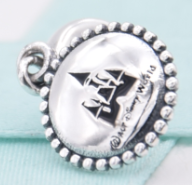 Charm colgante Pandora Medallón Luna y Estrella