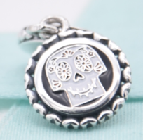Charm colgante Pandora calavera de azúcar Día de Muertos