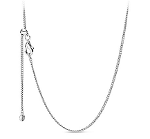 Collar Pandora Cadena Fina Plata