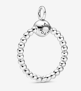 Collar Pandora Aro de Bolitas Pequeño