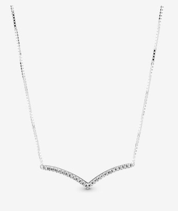 Collar Pandora chevron pavé