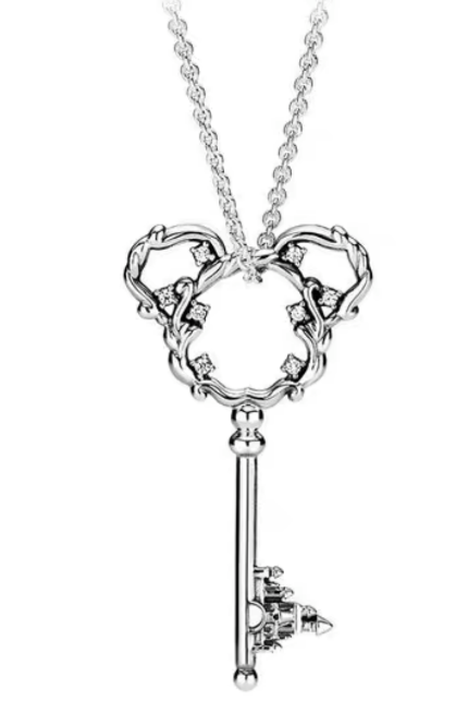 Collar Pandora llave Mickey castillo Disney 60cm