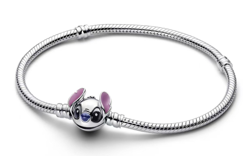 [593738C01] Brazalete Pandora Disney Stitch plata