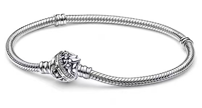 [592548C01] Brazalete Pandora Moments Cierre Ala Pavé