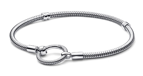 [592242C00] Brazalete Pandora Moments Cierre Argolla Ovalada