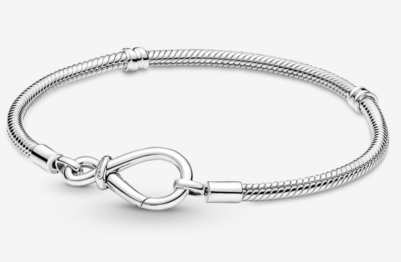 Brazalete Pandora Moments Cadena Serpiente Cierre Infinito