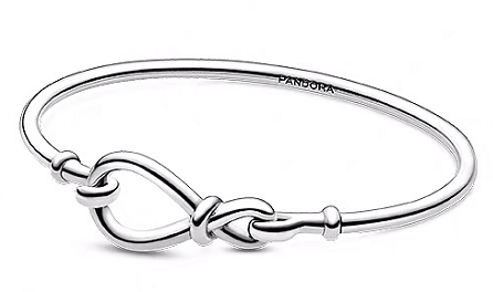 Brazalete Pandora Rígido Nudo Infinito