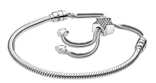 Brazalete Pandora Ajustable Estrella Pavé