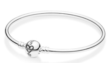 Brazalete rígido Pandora bola lisa pulida