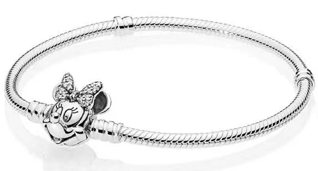 [B81] Brazalete Pandora Disney Minnie Mouse Pavé
