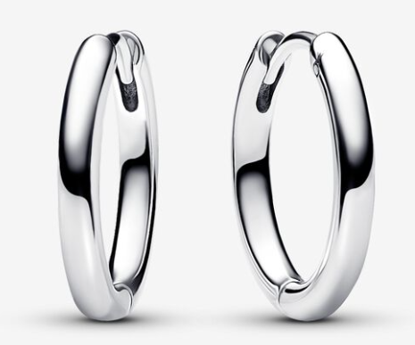 [293355C00] Aretes Pandora Aro Pequeño Clásico