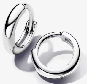 [293286C00] Aretes Pandora Aro Grueso Liso