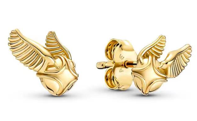 [EH-171] Aretes Pandora Snitch Dorada Alada Harry Potter