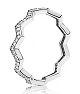 Anillo Pandora Silueta Corona Ondulada