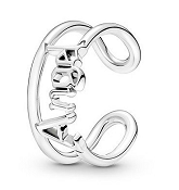 Anillo Pandora Abierto Espiral Plata