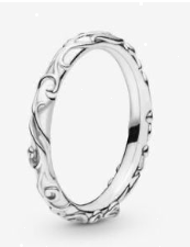 Anillo Filigrana Vid Plata