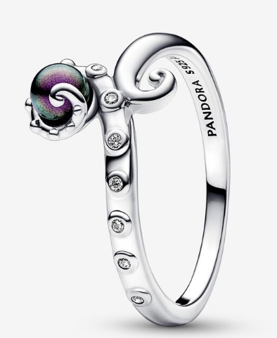 Anillo Pandora Esfera Esmalte Iridiscente