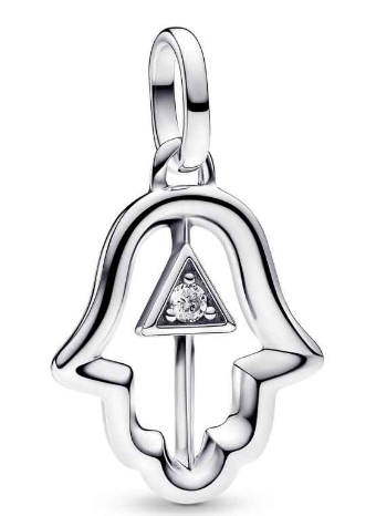 [793411C01] Charm colgante mano de Hamsa circonia Pandora
