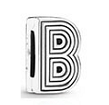 [R37] Charm Letra B Pandora Plata