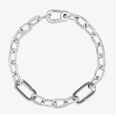Charm Pandora cadena eslabones plata