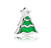 [796395EN25] Charm árbol de navidad esmalte verde Pandora